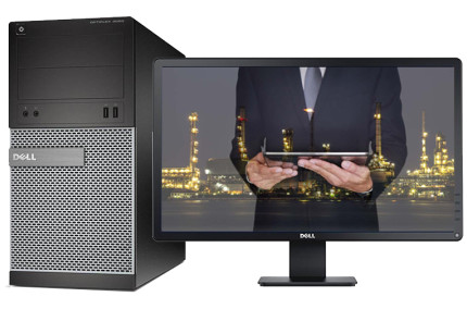 DELL/戴尔电脑台式机网课学习四核电脑4G内存独显电脑商务