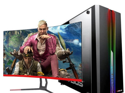 华硕电脑i5/i7八核独显GTX1660水冷直播吃鸡主机LO